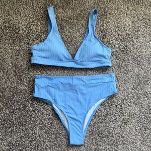 Rib High Waisted Bikini